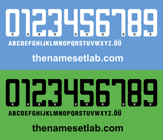 1860 Munchen 2017-2018 Nameset AI Vector File