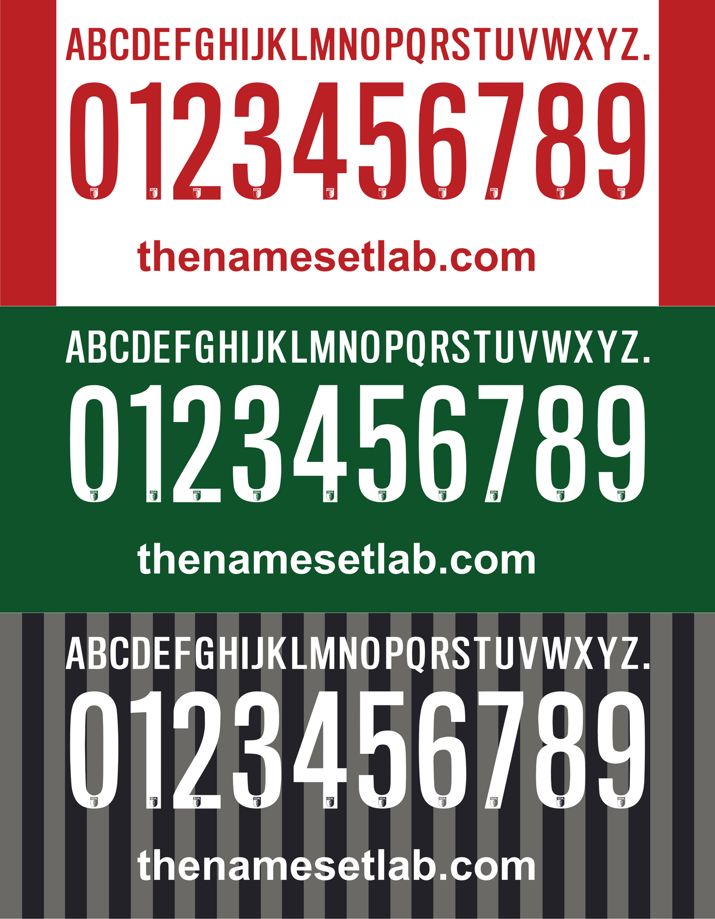 Augsburg 2014-2015 Nameset AI Vector File
