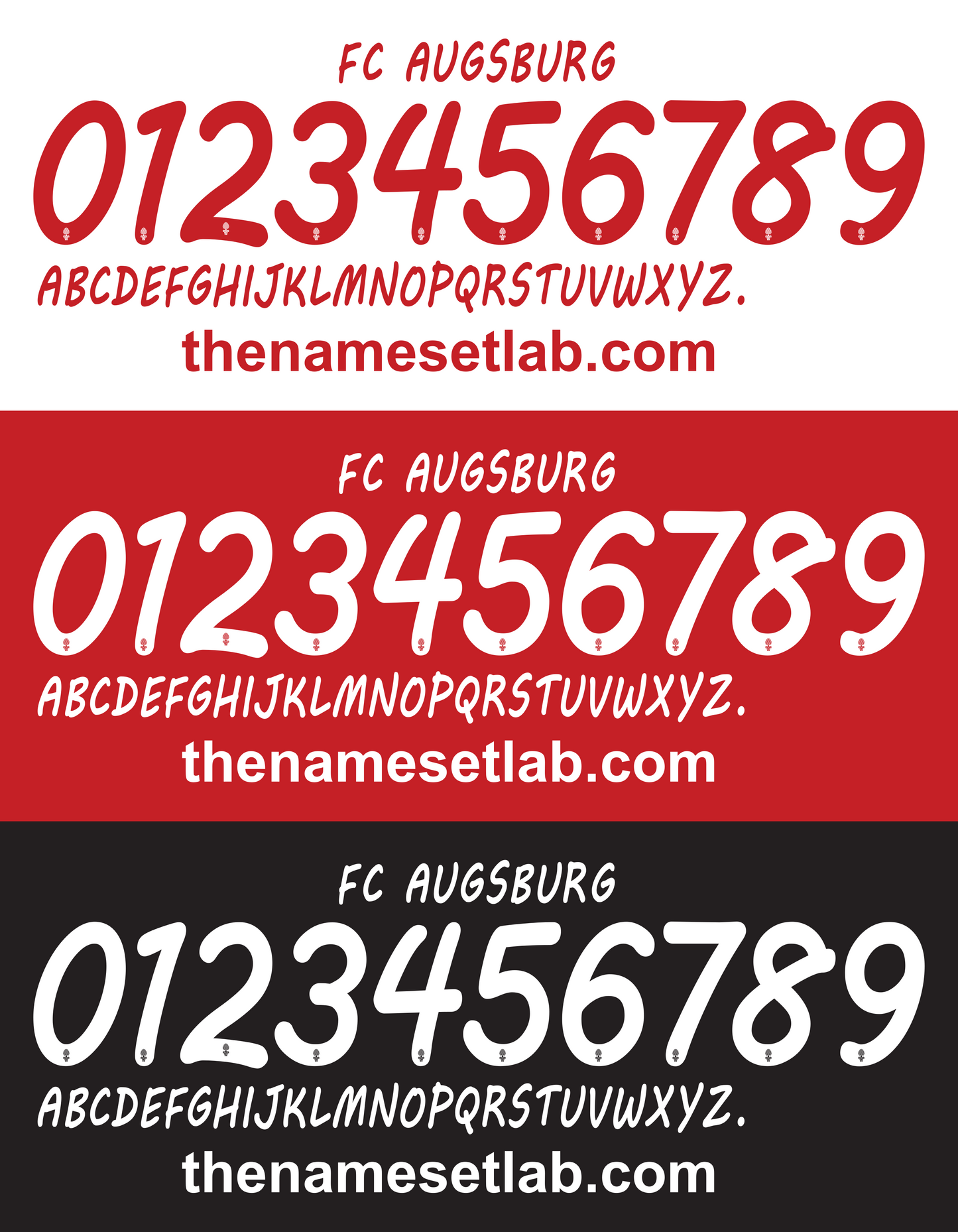Augsburg 2015-2016 Nameset AI Vector File