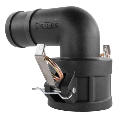 Type C Camlock Pipe Elbow Connector, 2"