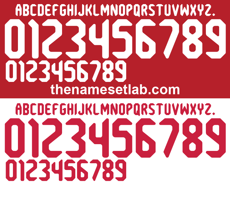Canada 2015-2016 Football Nameset AI Vector File