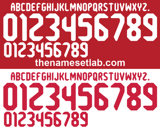Canada 2015-2016 Football Nameset AI Vector File