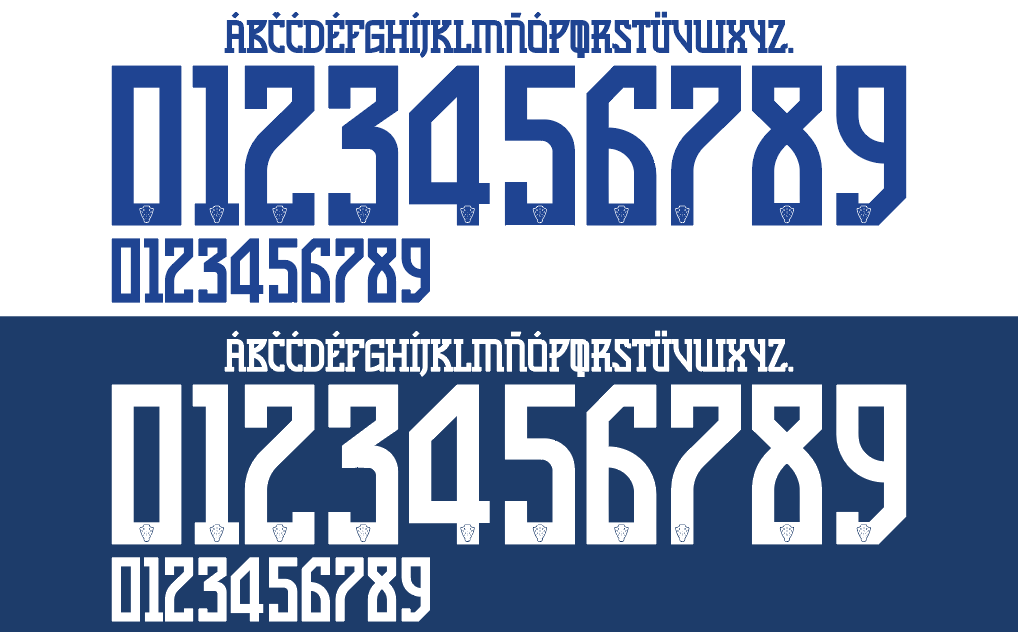 Croatia 2022 Football Nameset AI Vector File