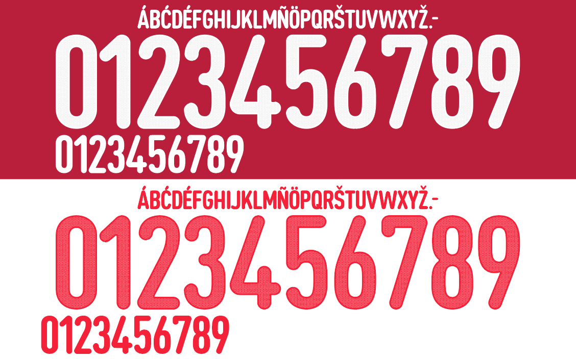 Czech 2004 Football Nameset AI Vector File