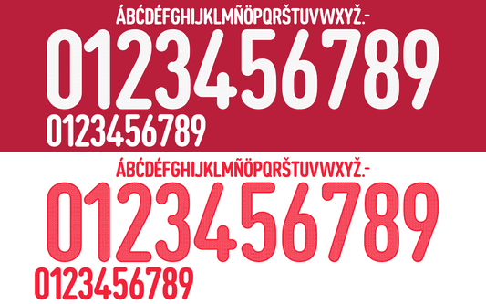 Czech 2004 Football Nameset AI Vector File