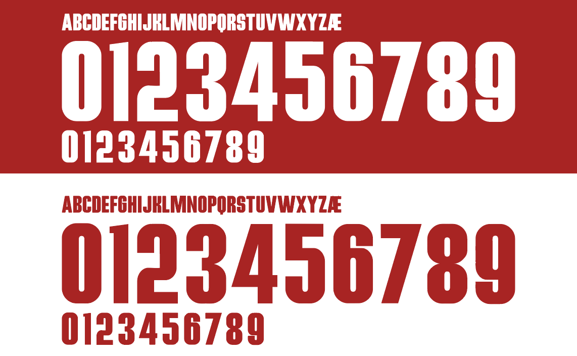 Denmark 2002 Football Nameset AI Vector File