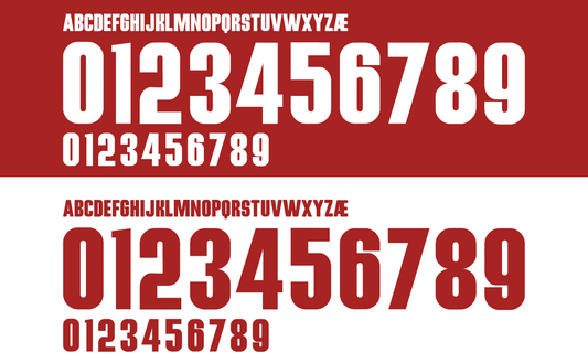Denmark 2002 Football Nameset AI Vector File