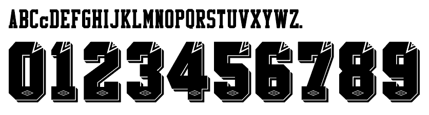 Everton 1992-1994 Nameset AI Vector File