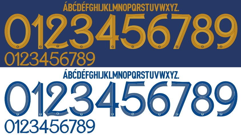 France 2022 Football Nameset AI Vector File