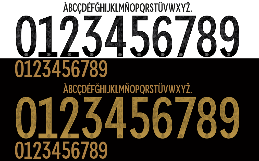 Germany 2022 Football Nameset AI Vector File