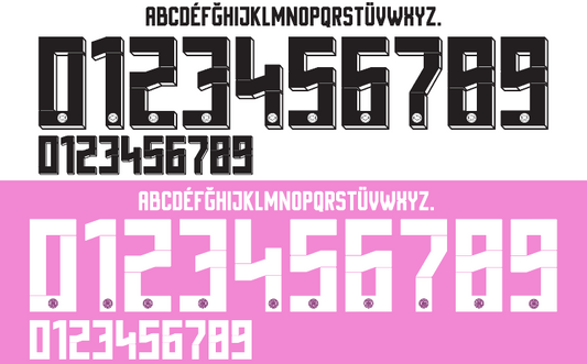 Germany 2024 Football Nameset AI Vector File