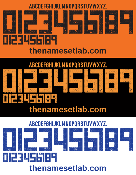 Holland 2012 Football Nameset AI Vector File