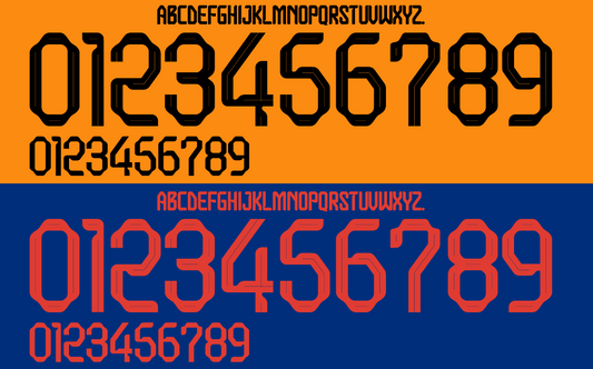 Holland 2022 Football Nameset AI Vector File
