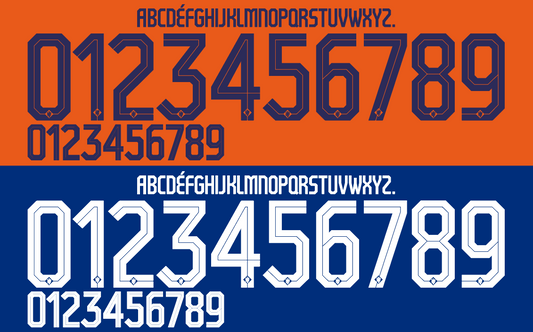Holland 2024 Football Nameset AI Vector File