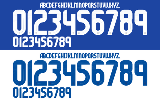 Italy 2024 Football Nameset AI Vector File