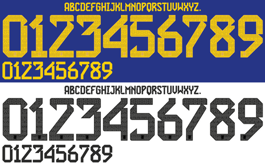 Japan 2022 Football Nameset AI Vector File