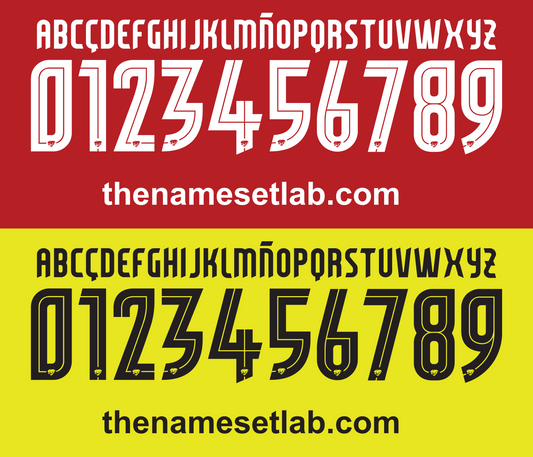 Levante 2015-2016 Nameset AI Vector File