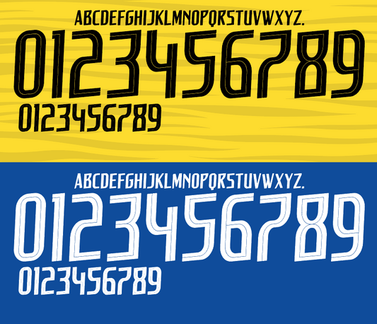 Malaysia 2018 Football Nameset AI Vector File