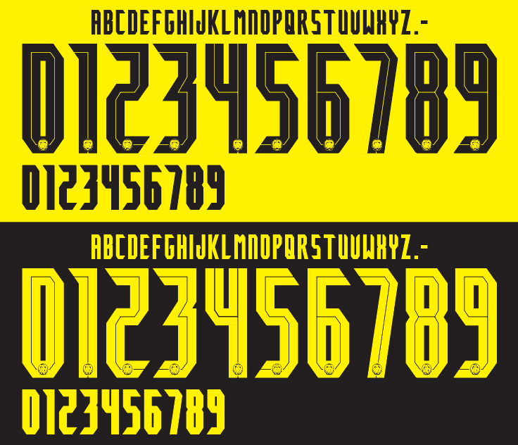Malaysia 2020 Football Nameset AI Vector File