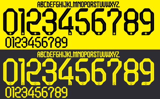 Malaysia 2022 Football Nameset AI Vector File