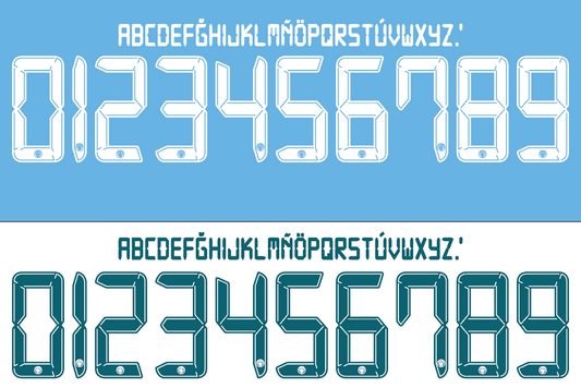 Manchester City-21-22 UCL / Cup Font Nameset AI Vector File