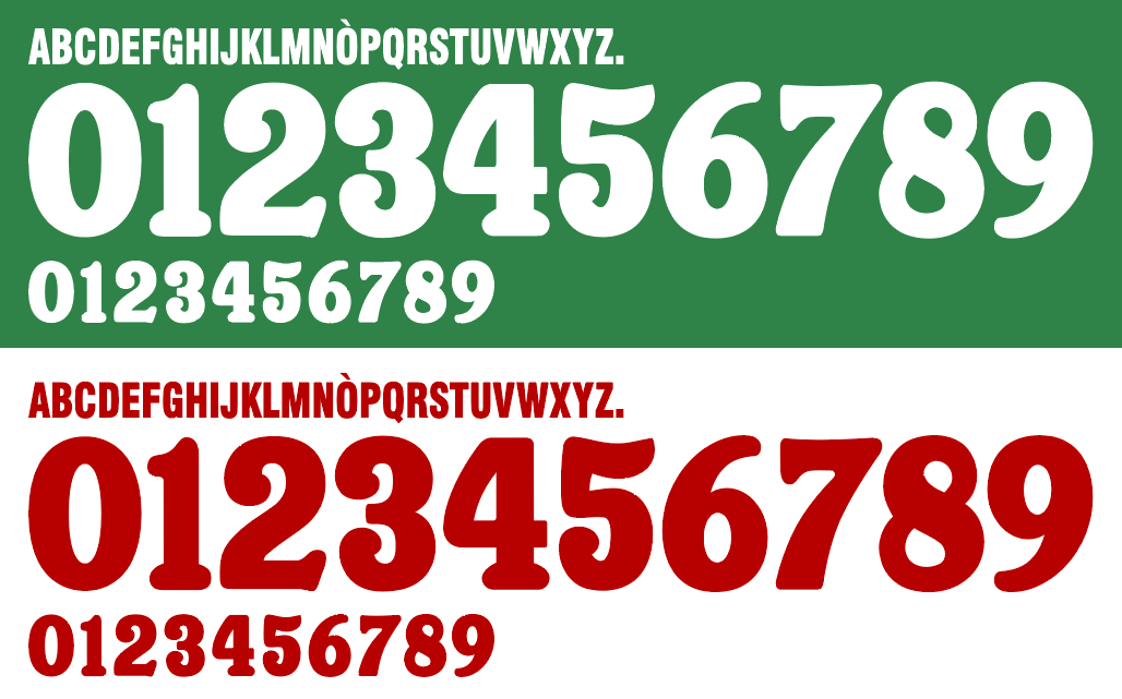 Mexico 1994 Football Nameset AI Vector File