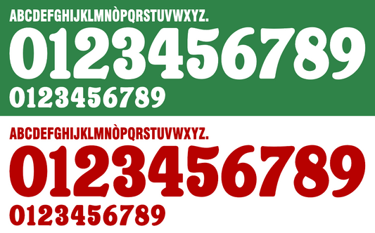 Mexico 1994 Football Nameset AI Vector File