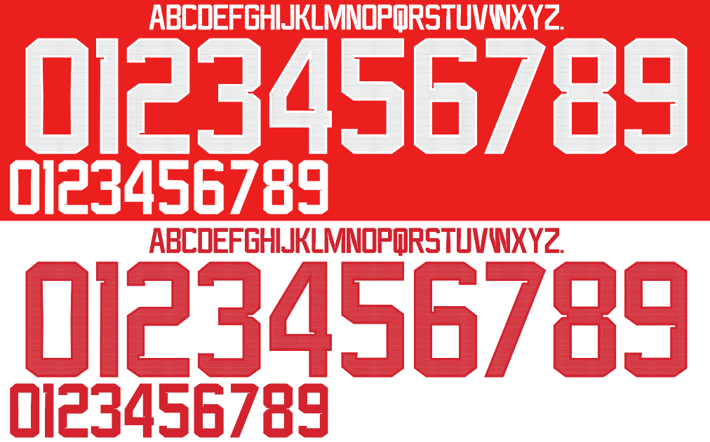 Morocco 2022 Football Nameset AI Vector File