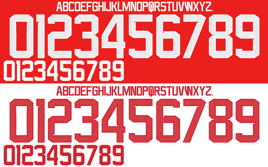 Morocco 2022 Football Nameset AI Vector File