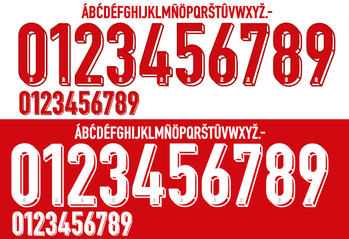 Poland 2024 Football Nameset AI Vector File