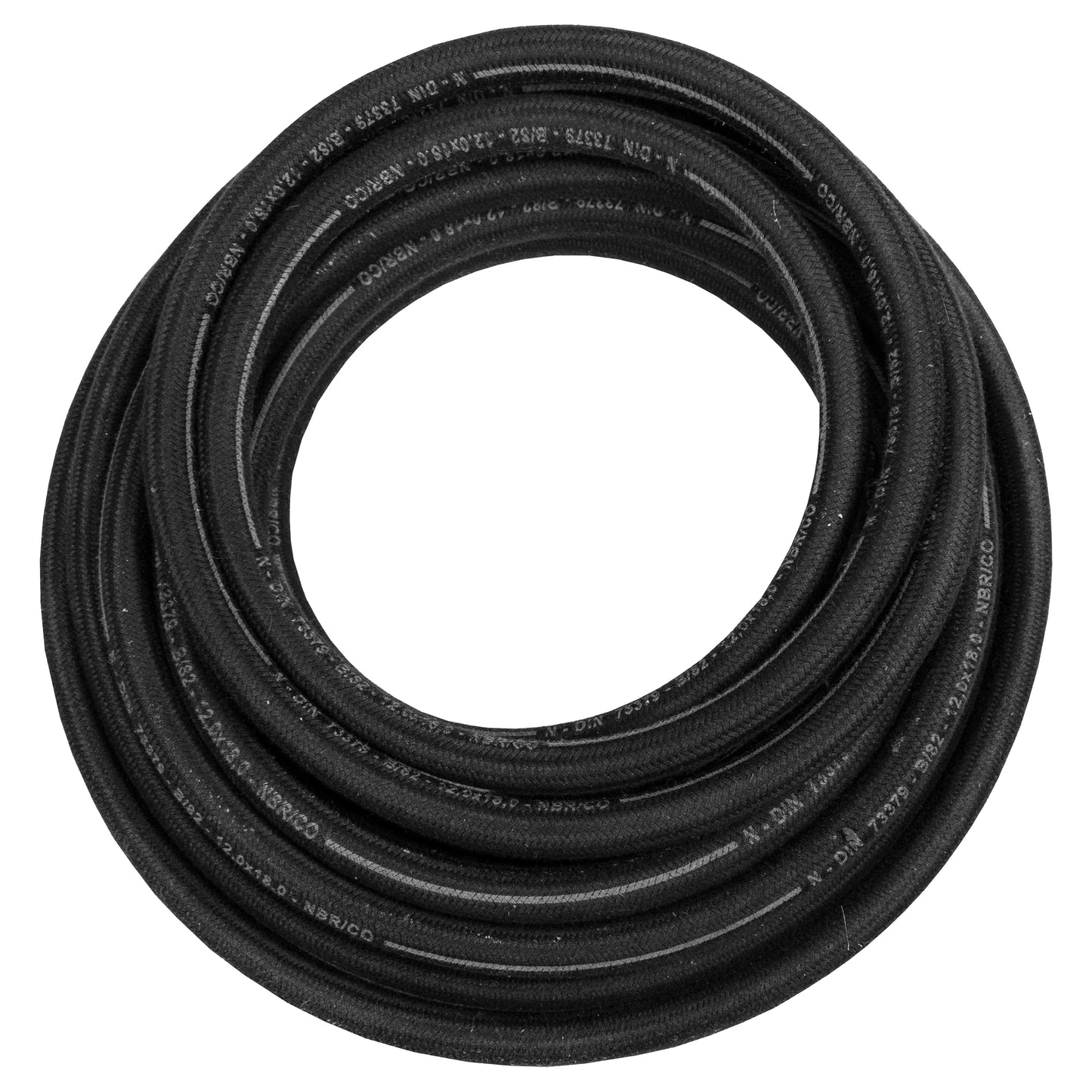 9mm Braided Jacket Rubber Fuel Hose, DIN 73379 (B)