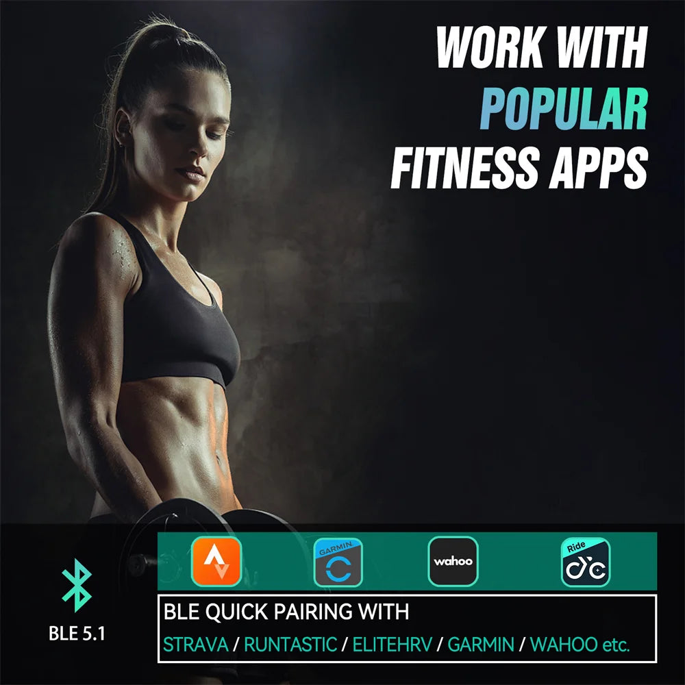 Bluetooth Heart Rate Monitor Armband & Chest Strap
