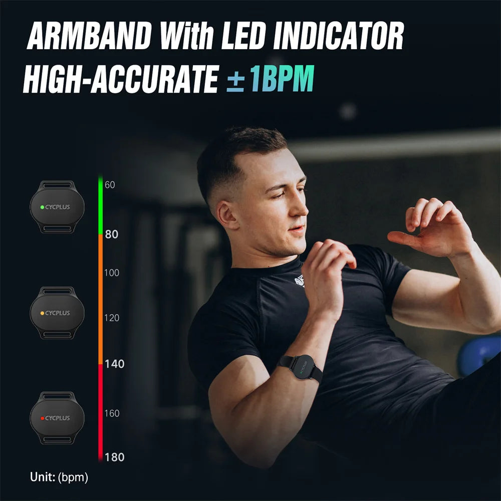 Bluetooth Heart Rate Monitor Armband & Chest Strap