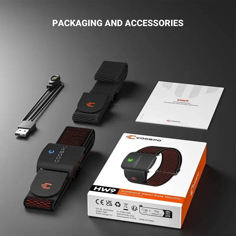 Optical Heart Rate Armband Monitor – Bluetooth 5.0 & ANT+