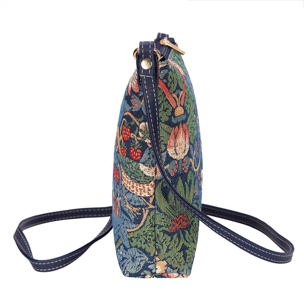 William Morris Strawberry Thief Blue - Sling Bag