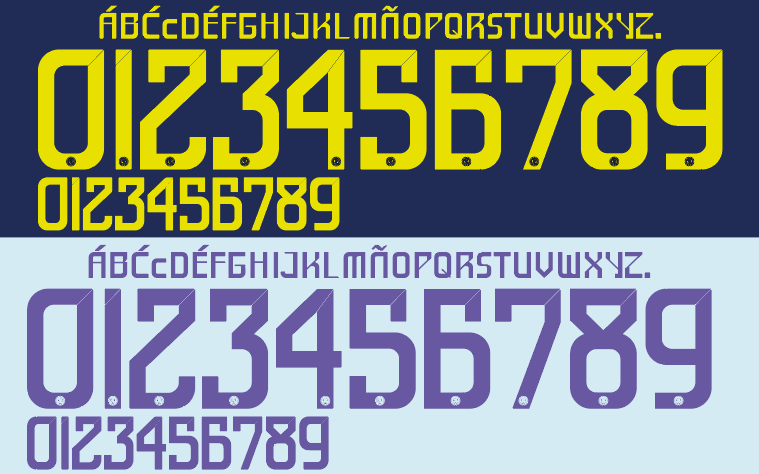 Scotland 2024 Football Nameset AI Vector File