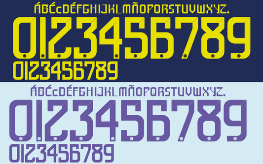 Scotland 2024 Football Nameset AI Vector File