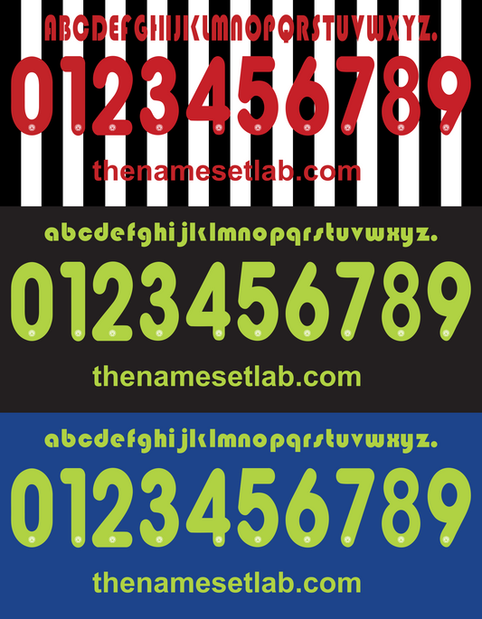 Udinese 2012-2013 Nameset AI Vector File