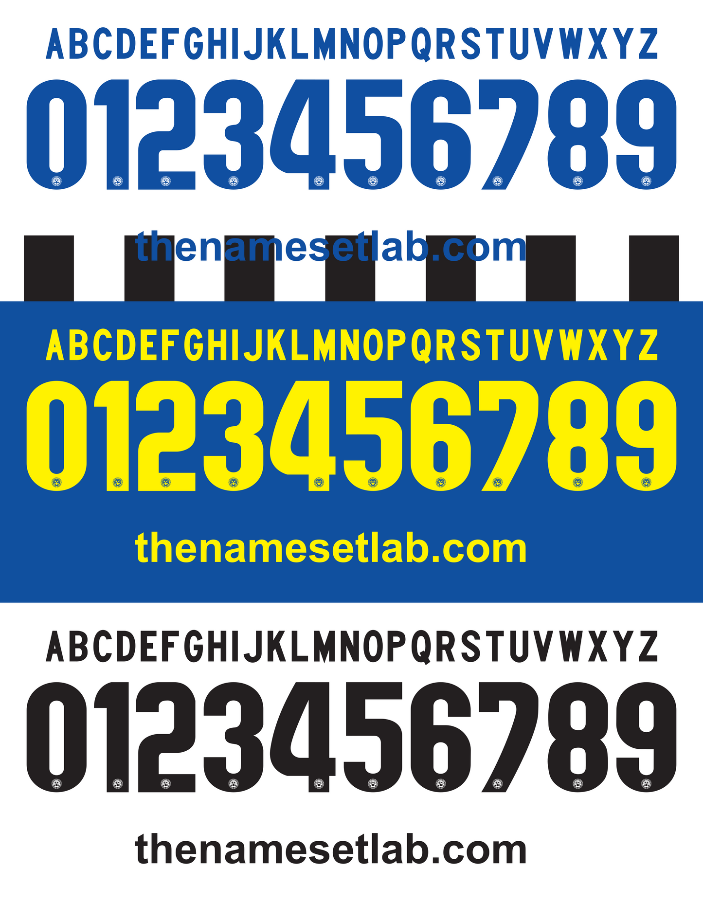 Udinese 2015-2016 Nameset AI Vector File
