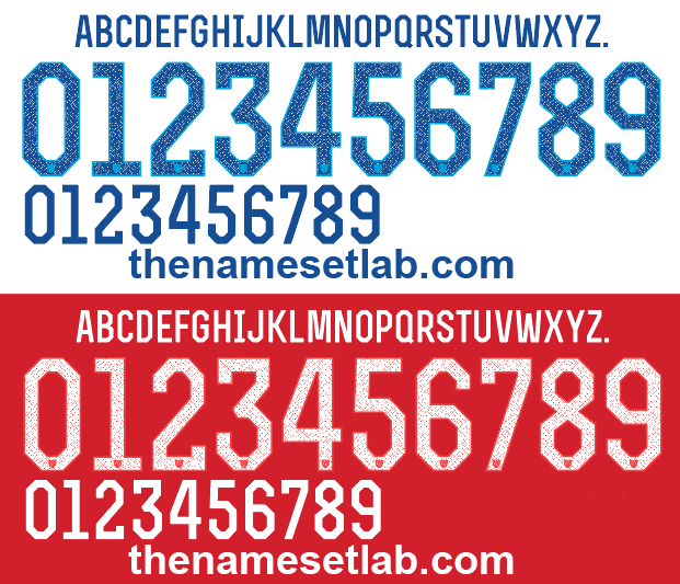 USA 2014 Football Nameset AI Vector File