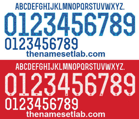 USA 2014 Football Nameset AI Vector File