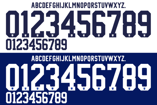 USA 2022 Football Nameset AI Vector File