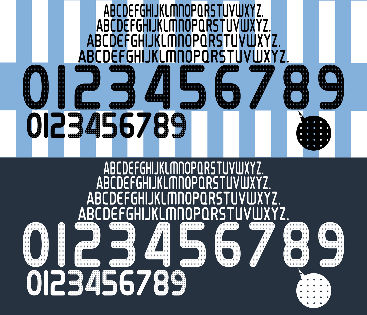 Argentina 2008 Football Nameset AI Vector File