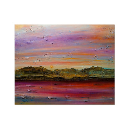 Arran Winter Dusk Artist Proof Collector Print