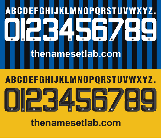 Atalanta 2013-2014 Nameset AI Vector File