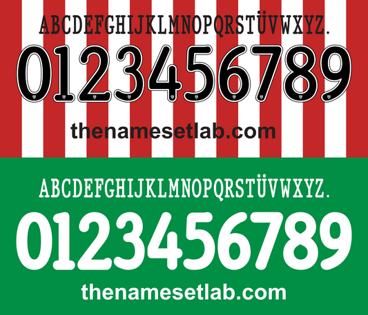 Athletic Bilbao 2011-2013 Nameset AI Vector File