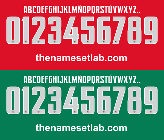 Athletic Bilbao 2016-2017 Nameset AI Vector File