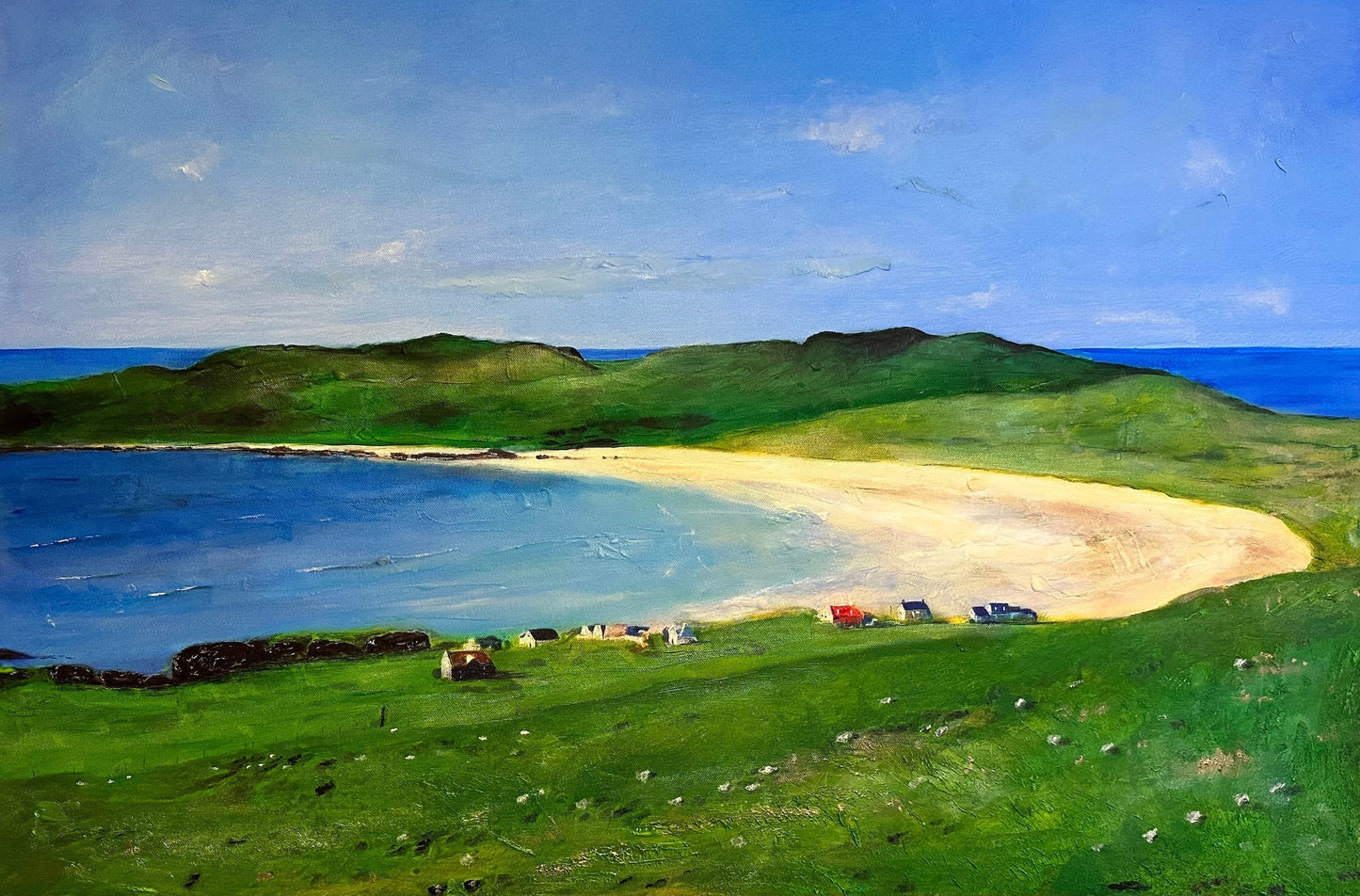 Balephuil Beach Tiree | Statement Interior Wall Art from Scotland