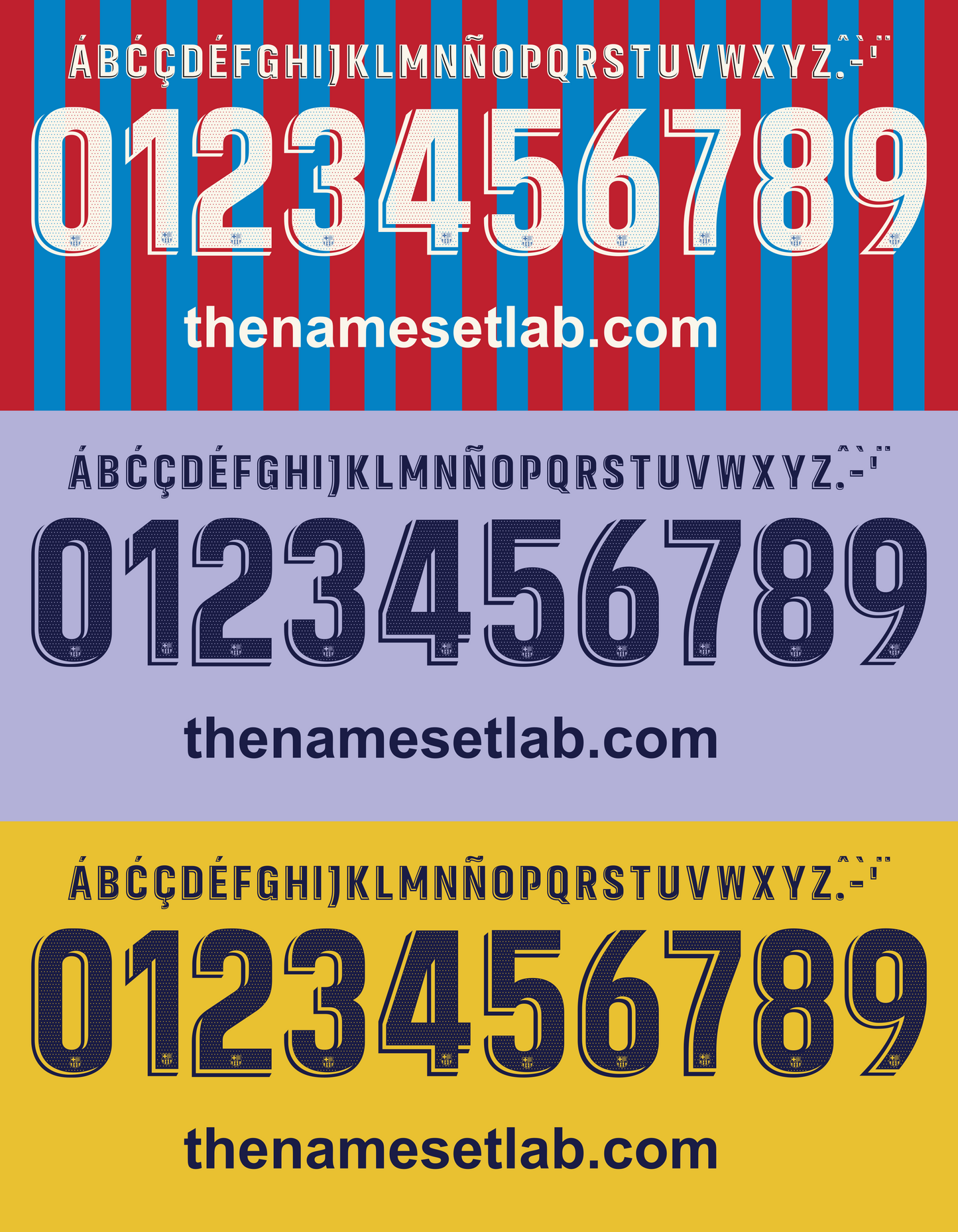 Barcelona 2021-2022 Liga Nameset AI Vector File