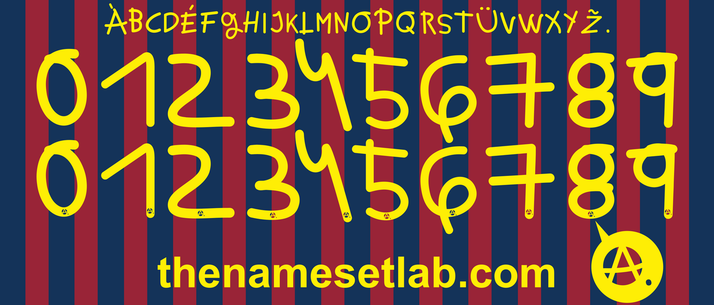 Barcelona Joangamper 2013 Nameset AI Vector File